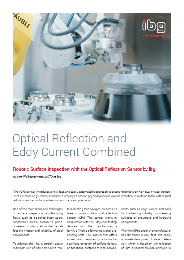 Optical Reflection and Eddy Current Combined